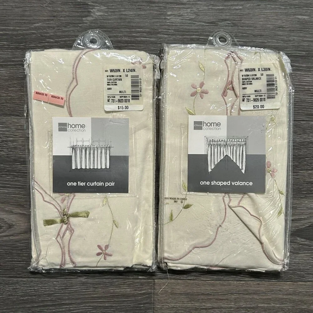 JCPenney Home Tier Curtain Set 60